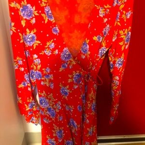Zara, floral dress, small size, without tag but unused